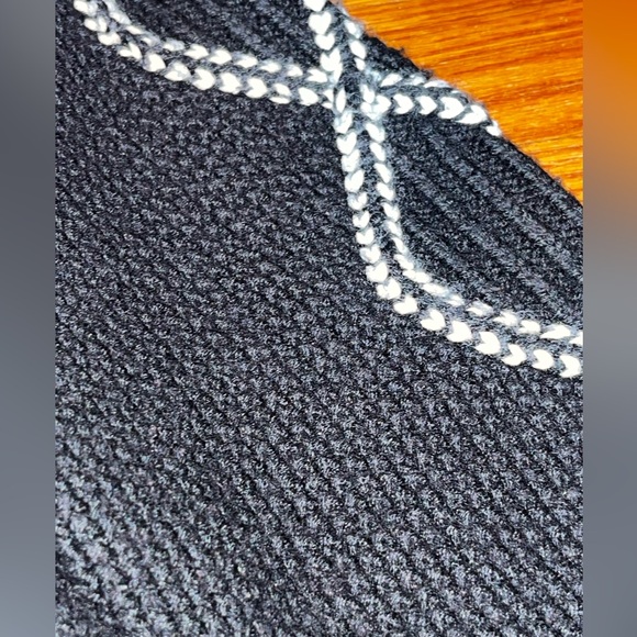 Fisherman’s sweater Chunky cable 3D Knit hooded textured Liz Claiborne vintage - Picture 12 of 13